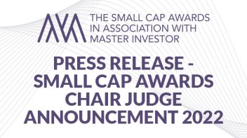 Press Release – Small Cap Awards Chair Judge Announcement 2022