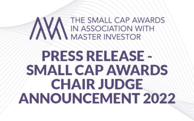 Press Release – Small Cap Awards Chair Judge Announcement 2022