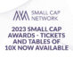 2023 Small Cap Awards – Tickets and Tables of 10x Now Available